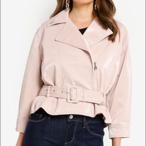 GUESS Faux Leather MOTO JACKET Small